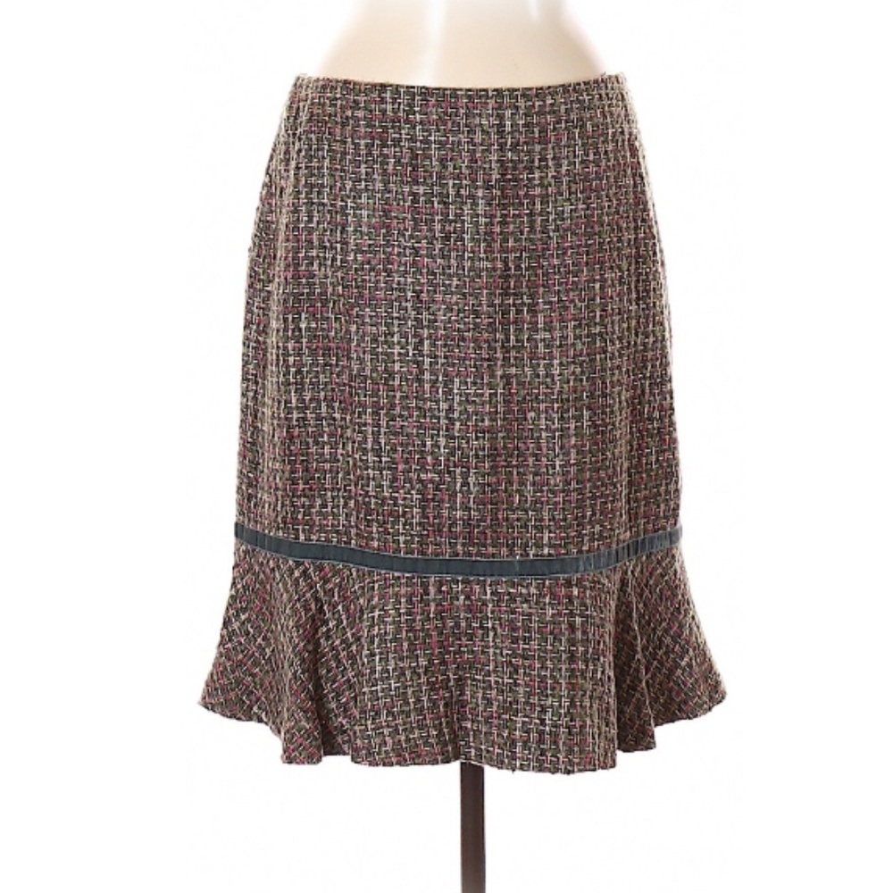Sigrid Olsen Woven Tweed Skirt